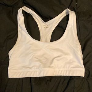 White sports bra